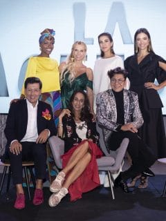 Belky Arizala, Catalina Maya, Andrea Serna, Carolina Castro, Juan Carlos Giraldo, Pilar Castaño y Franklin Ramos, de 'La Agencia'.