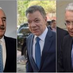 Andrés Pastrana, Juan Manuel Santos y Álvaro Uribe
