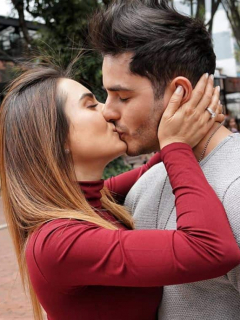 Johanna Fadul y Juan Sebastián Quintero, actores.
