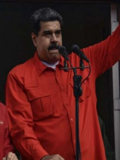 Nicolás Maduro y Juan Guaidó