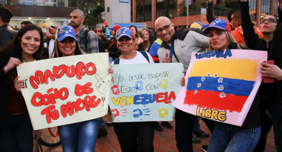 Marcha de venezolanos