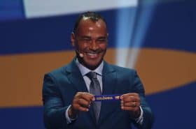 Cafú saca el papel de Colombia en sorteo de Copa América
