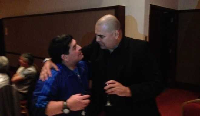 Diego Maradona y José Luis Chilavert