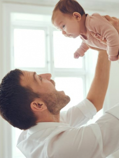 Padre con su hijo