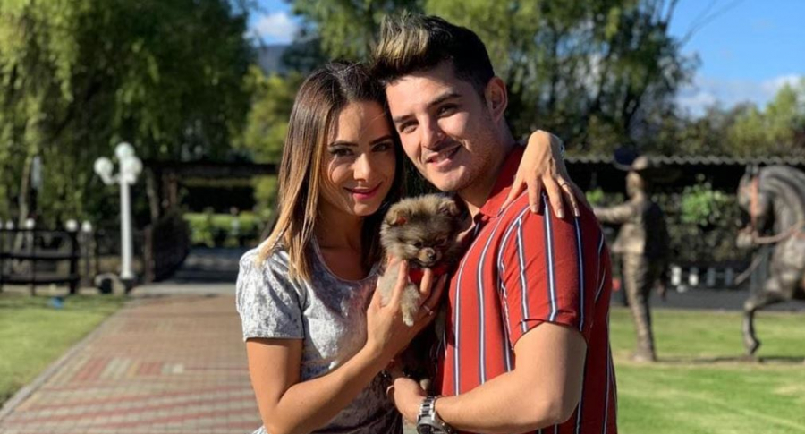Johanna Fadul y Juan Sebastián Quintero, actores.