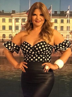 Diva Jessurum, presentadora.