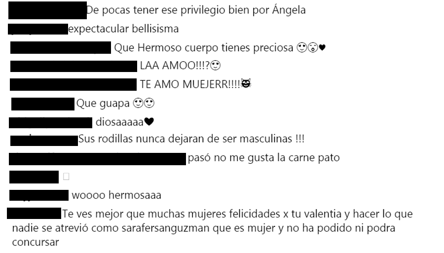 Comentarios a foto de Ángela Ponce Comentarios a foto de Ángela Ponce