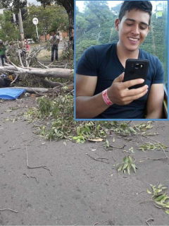 Jhon Sebastián Ortega Saraza, motociclista que murió en accidente en Cali