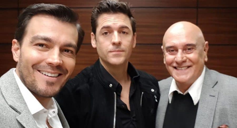 Luciano D'Alessandro, Rodrigo Candamíl y Jorge Cao