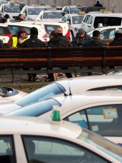 Taxistas en paro