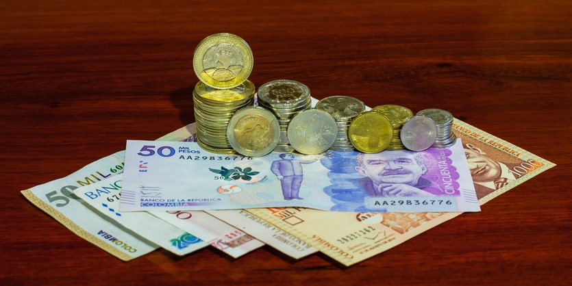 Pesos colombianos