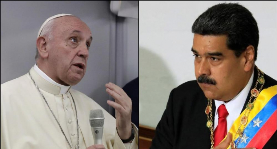 Papa y Maduro