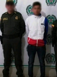 Joven capturado por tráfico de estupefacientes