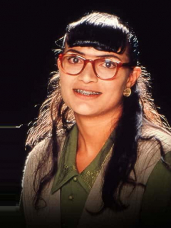 Ana María Orozco ('Betty, la fea) y Jorge Enrique Abello (don Armando Mendoza), actores.