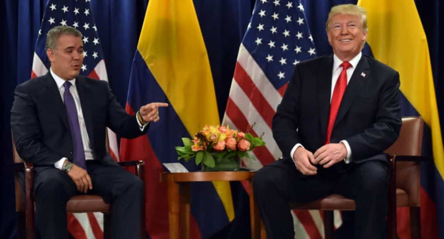 Iván Duque y Donald Trump