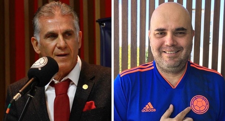 Carlos Queiroz y Andrés Marocco