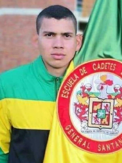 Andrés David Fuentes Yépez, cadete herido en atentado