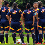 Selección Colombia Fútbol Femenino con Felipe Taborda