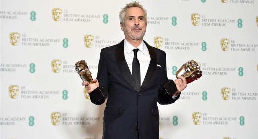 Alfonso Cuarón en los premios Bafta 2019