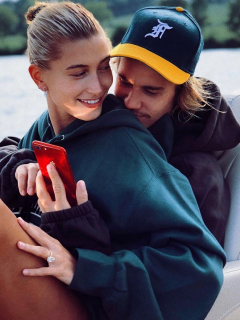 Hailey Baldwin y Justin Bieber