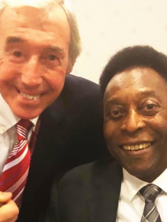 Gordon Banks y Pelé