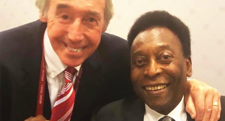Gordon Banks y Pelé
