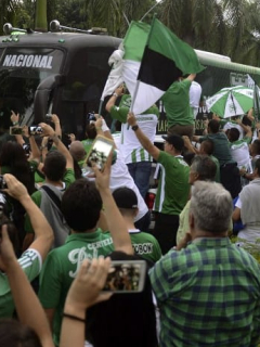 Hinchas de Atlético Nacional