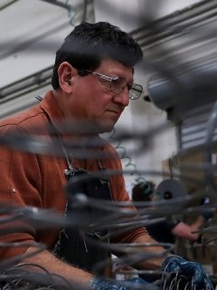 Hombre trabajando