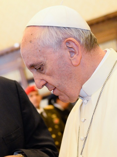 Nicolás Maduro y papa Francisco