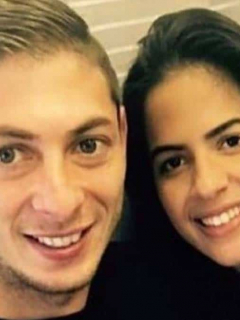 Emiliano Sala y Luiza Urgerer