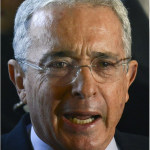 Álvaro Uribe, expresidente y senador, y María Juliana Ruiz, primera dama.