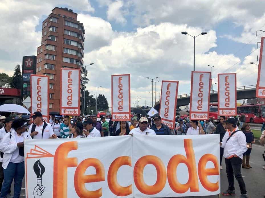 Marcha de Fecode