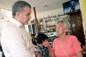 Iván Duque y doña Amanda Contreras