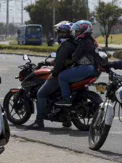 Motociclistas.