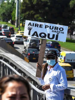 Alerta por contaminación en Bogotá