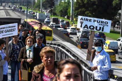 Alerta por contaminación en Bogotá