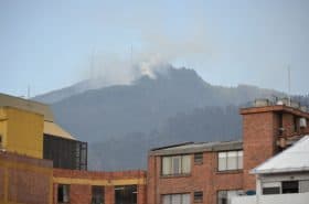 Incendio en Bogotá