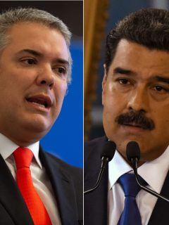 Iván Duque y Nicolás Maduro