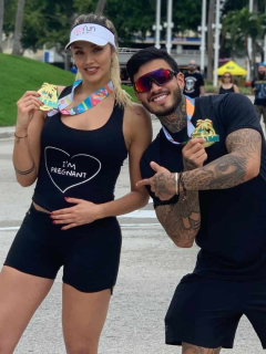 Melina Ramírez y Mateo Carvajal