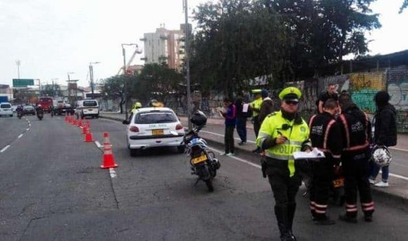 Policía Bogotá, comparendos, movilidad