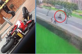 Accidente de motociclista
