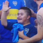 Niño hincha de Boca Juniors