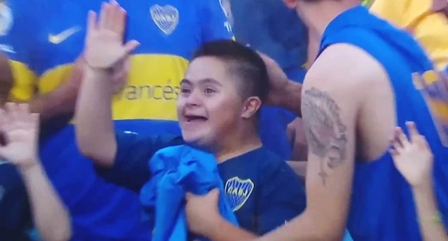 Niño hincha de Boca Juniors