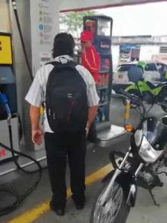 Estación de gasolina en Armenia