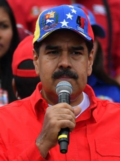 Nicolás Maduro y Juan Guaidó