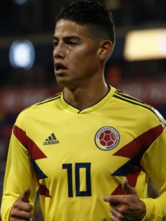 Carlos Queiroz y James Rodríguez