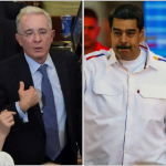 Álvaro Uribe y Nicolás Maduro