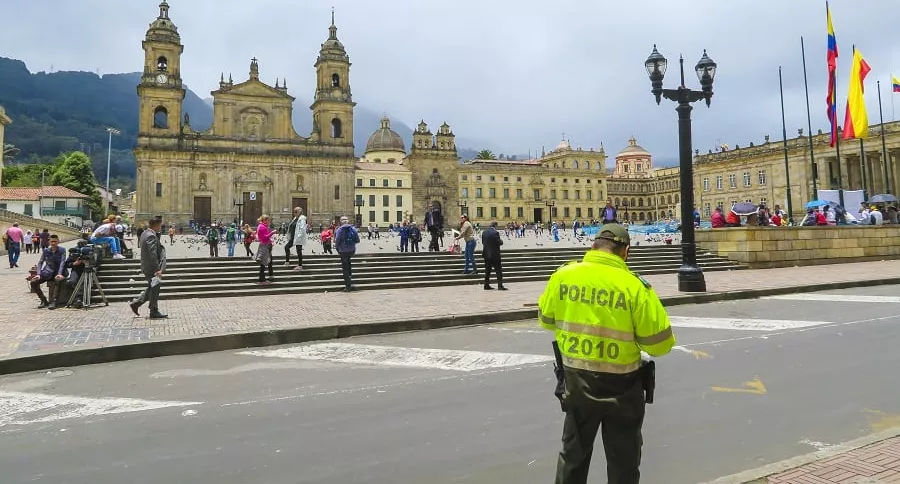 Policía en Bogotá