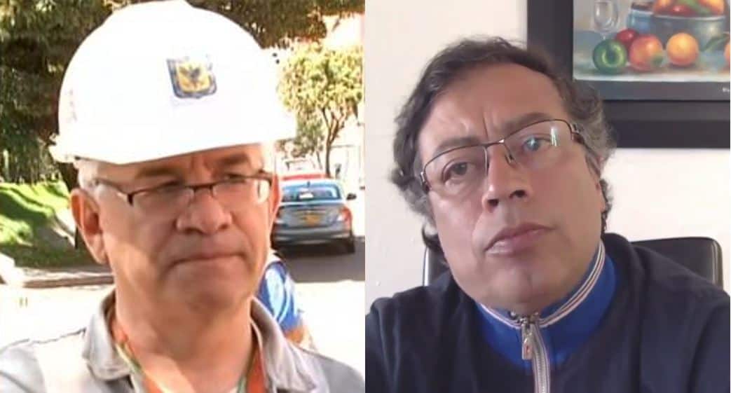 Juan Carlos Montes y Gustavo Petro