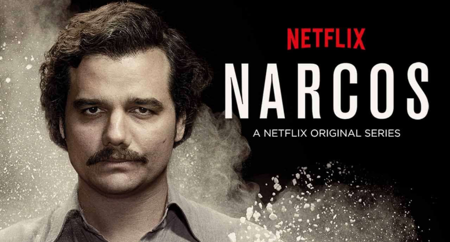 Afiche promocional de 'Narcos' de Netflix